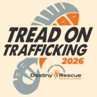 Woman's Tread on Trafficking White Razorback Singlet Design