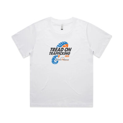 Women's Tread On Trafficking white t-shirt Thumbnail