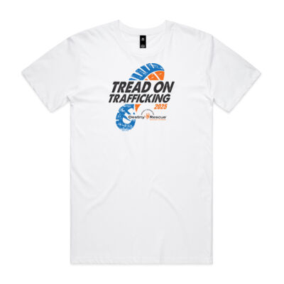 Men's Tread On Trafficking white t-shirt Thumbnail